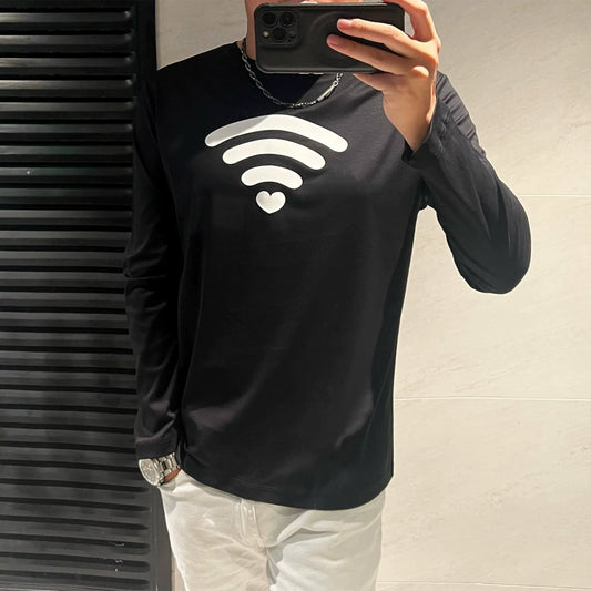 Dam LÄngÀrmad Topp Geometrisk Design Mjuk Bomull-1