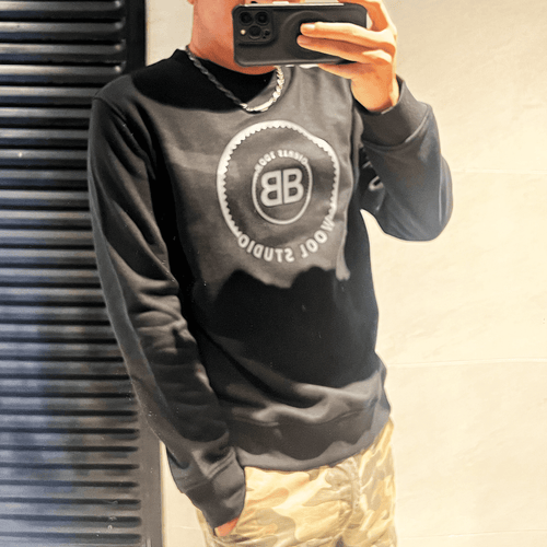 Unisex Tjock Tröja Rund Nacke Bomull Polyester-1