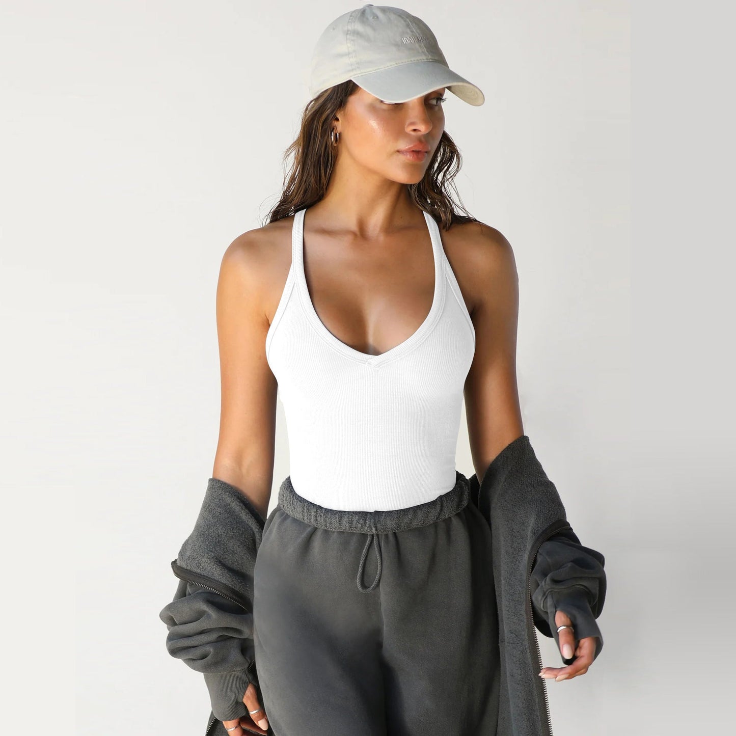 Variant image for Damunderkläder Set Monokrom Spandex Topp för Snygga Underkläder Dam-31