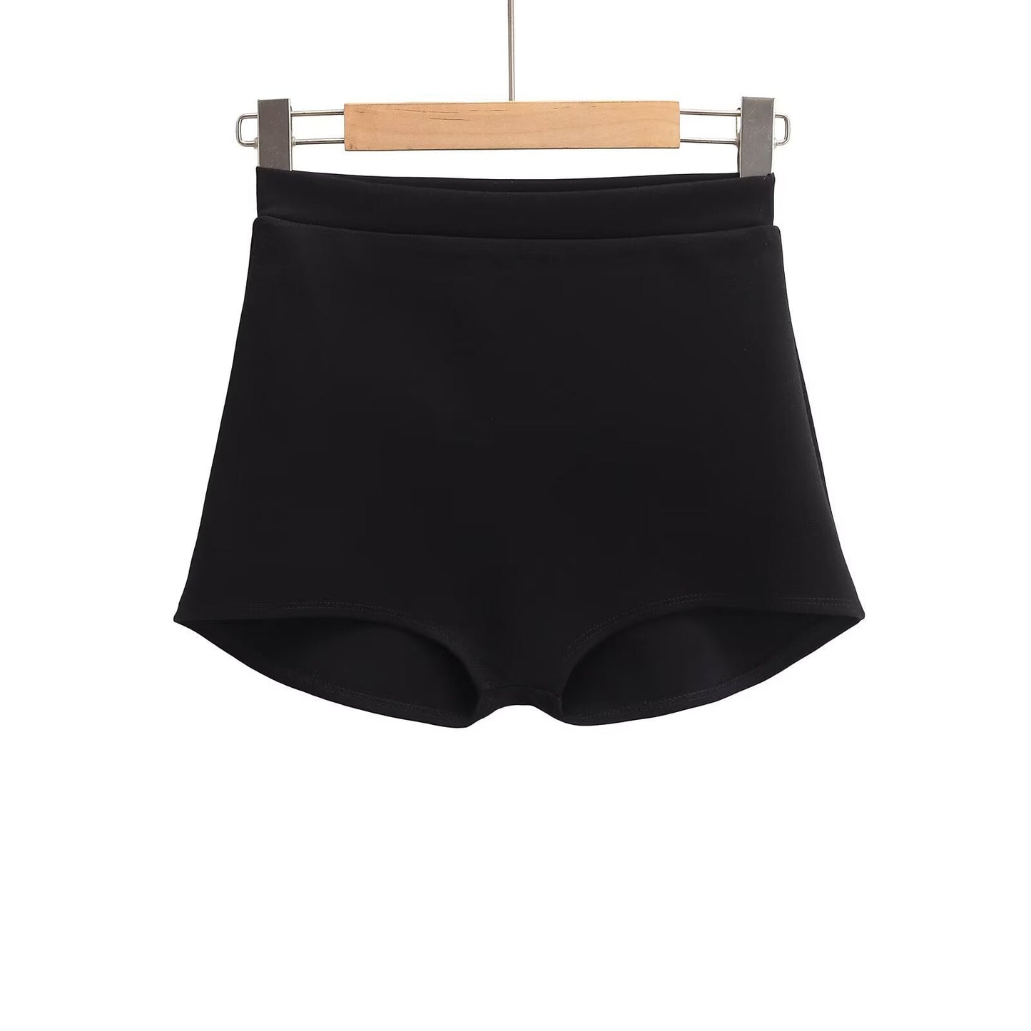 Kvinnor Sportiga Shorts Andningsbart Tyg Elastiskt Midjeband 5