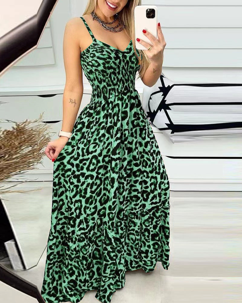 Variant image for Långklänning Dam V-ringad Ärmlös Polyester Elegant Fest Bröllop-9