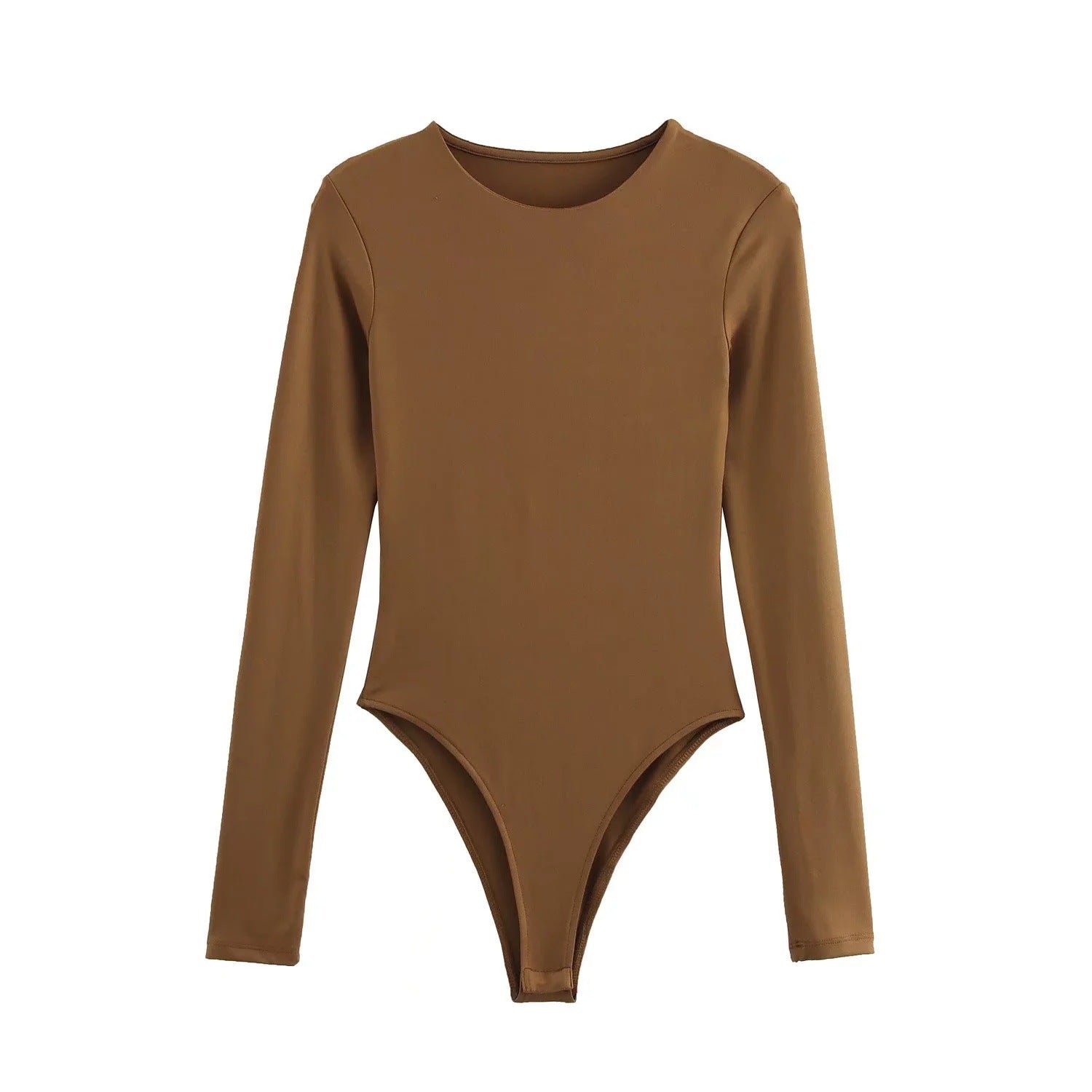 Kvinnors Bodysuit Långärmad Elegant Mjuk Tyg 10