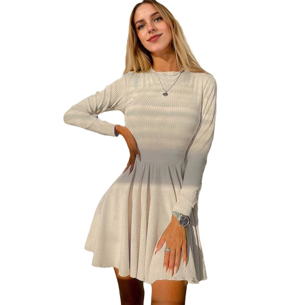 Kvinna Kort A-Line Kjol Elegant Högkvalitativt Tyg-5