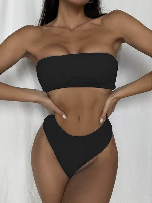 Baddräkt Dam Bandeau Modern Elastiskt Tyg 1