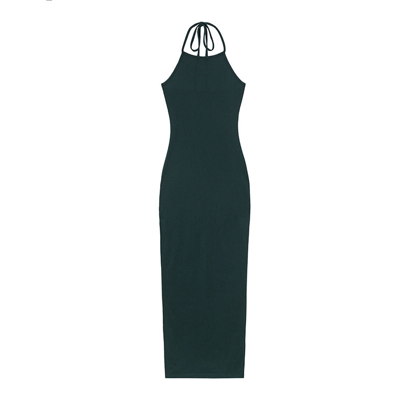 Kvinnors Midi Klänning Bodycon Polyester-6