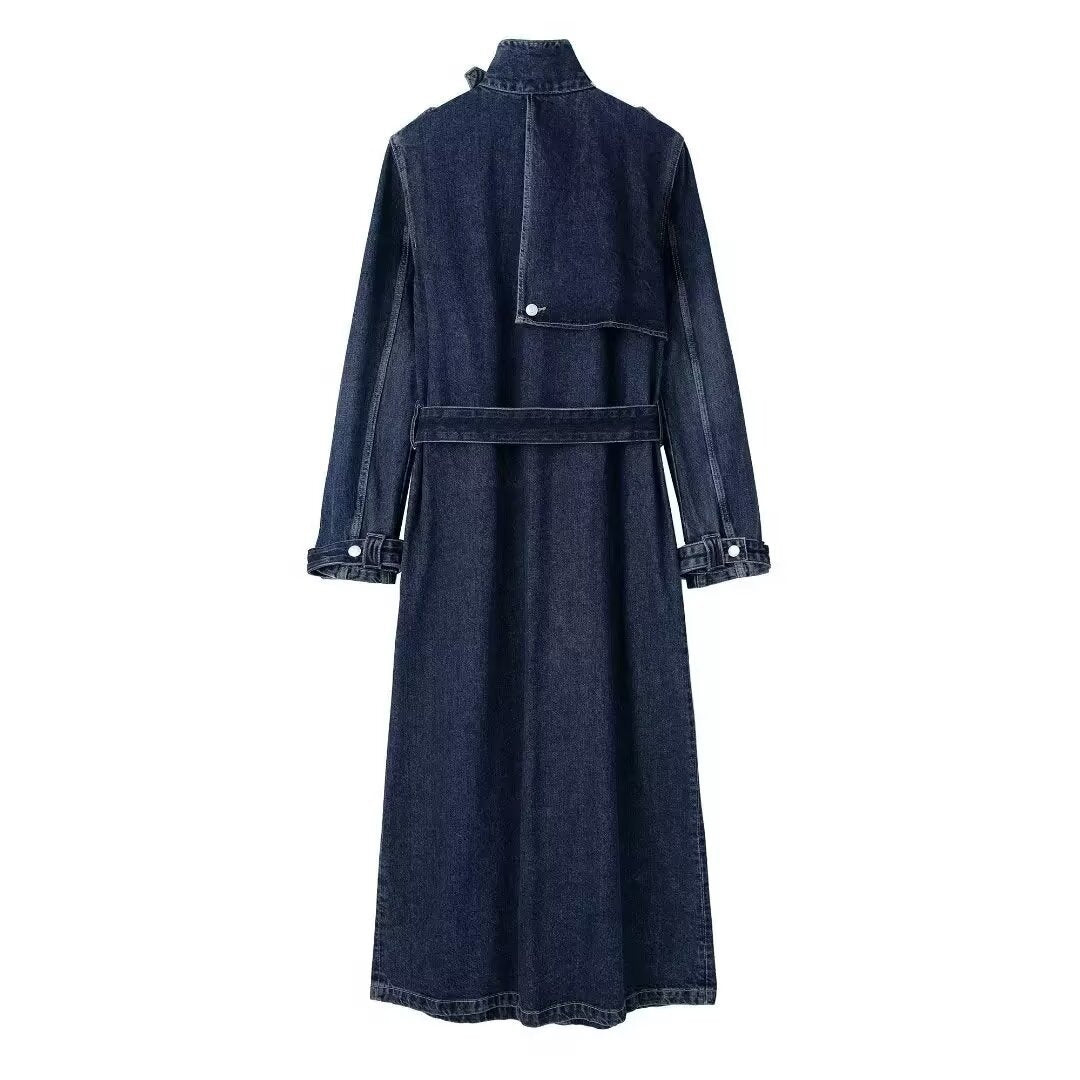 Damjacka Lång Ståkrage Polyester med Långa Ärmar-2
