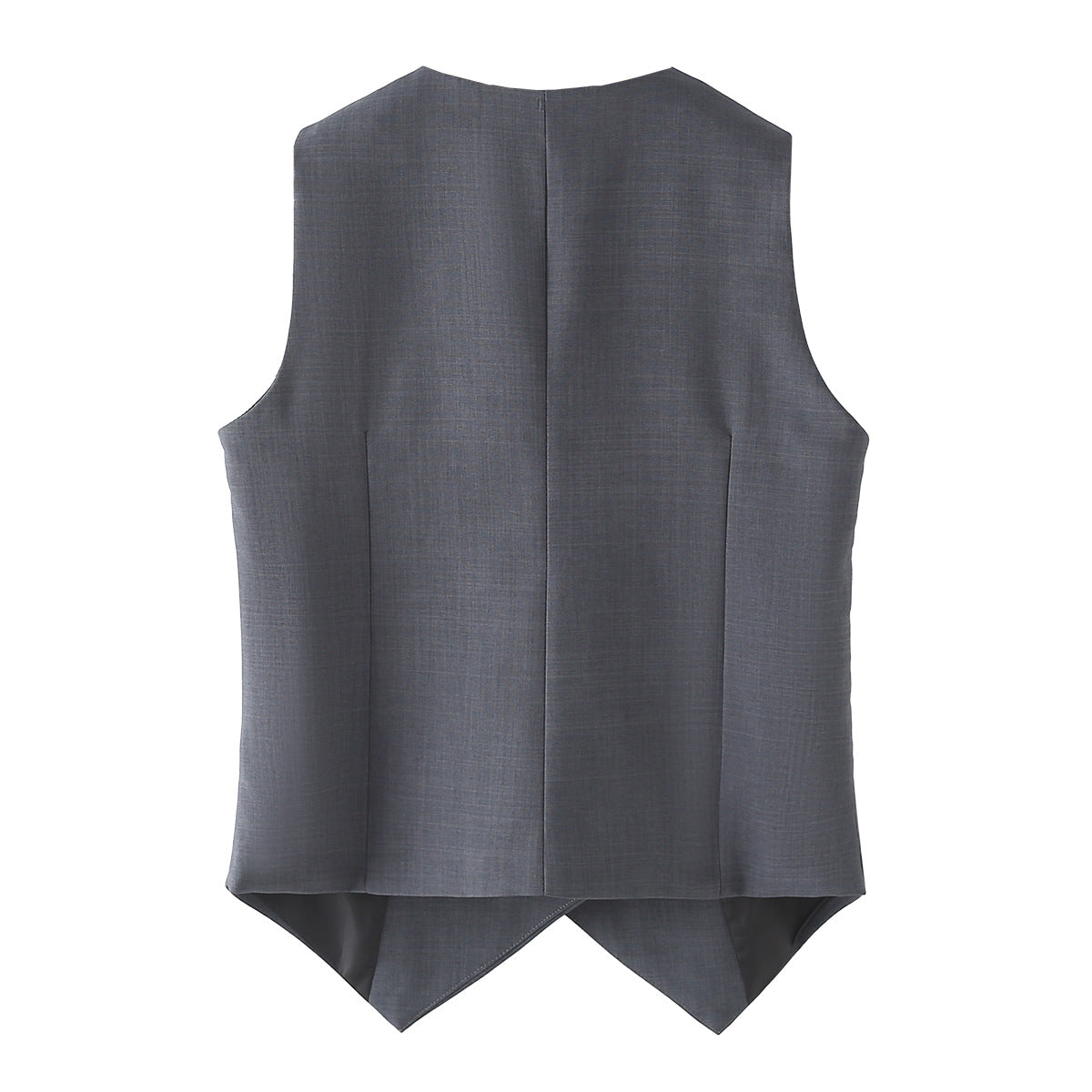 Damkostym Ärmlös Polyester Modern Med Raka Byxor-3