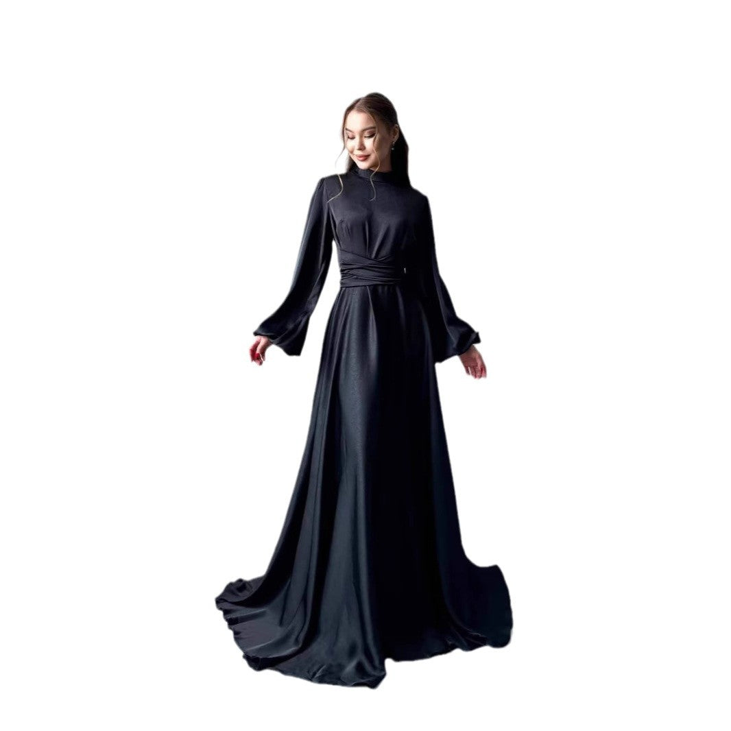 Damklänning Överdimensionerad med Långa Ärmar i Högkvalitativt Tyg-6