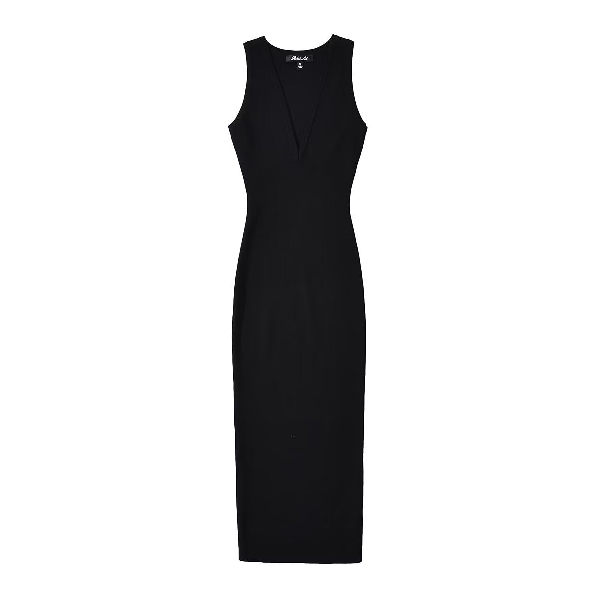 Variant image for Damklänning Slim Fit V-ringning Midilängd Högkvalitativt Tyg-1