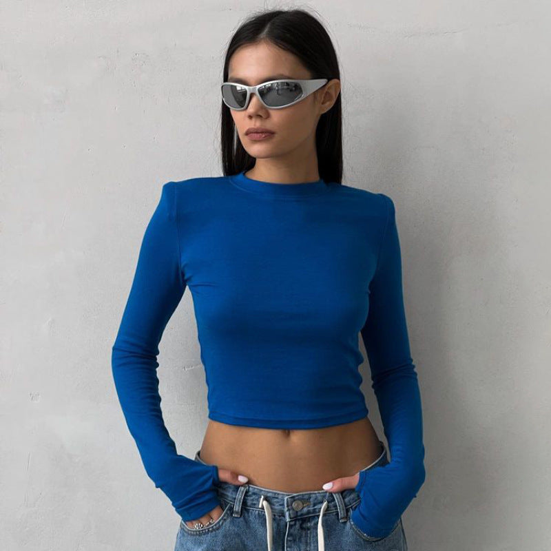 Variant image for Dam Crop Top Trendig Andningsbart Tyg-5