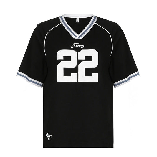 Unisex Sportig T-shirt Set Bomull Färgblockering-1