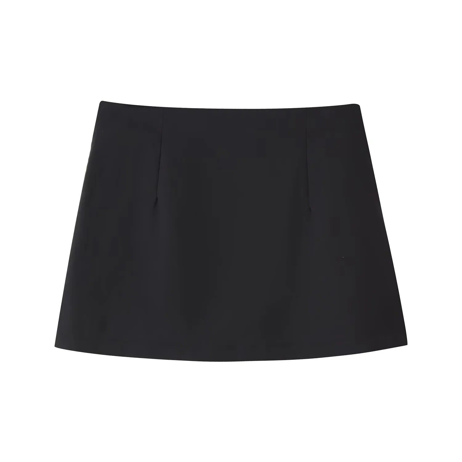 Kvinnors Minikjol Elegant Snitt med Fickor Lätt Tyg 5