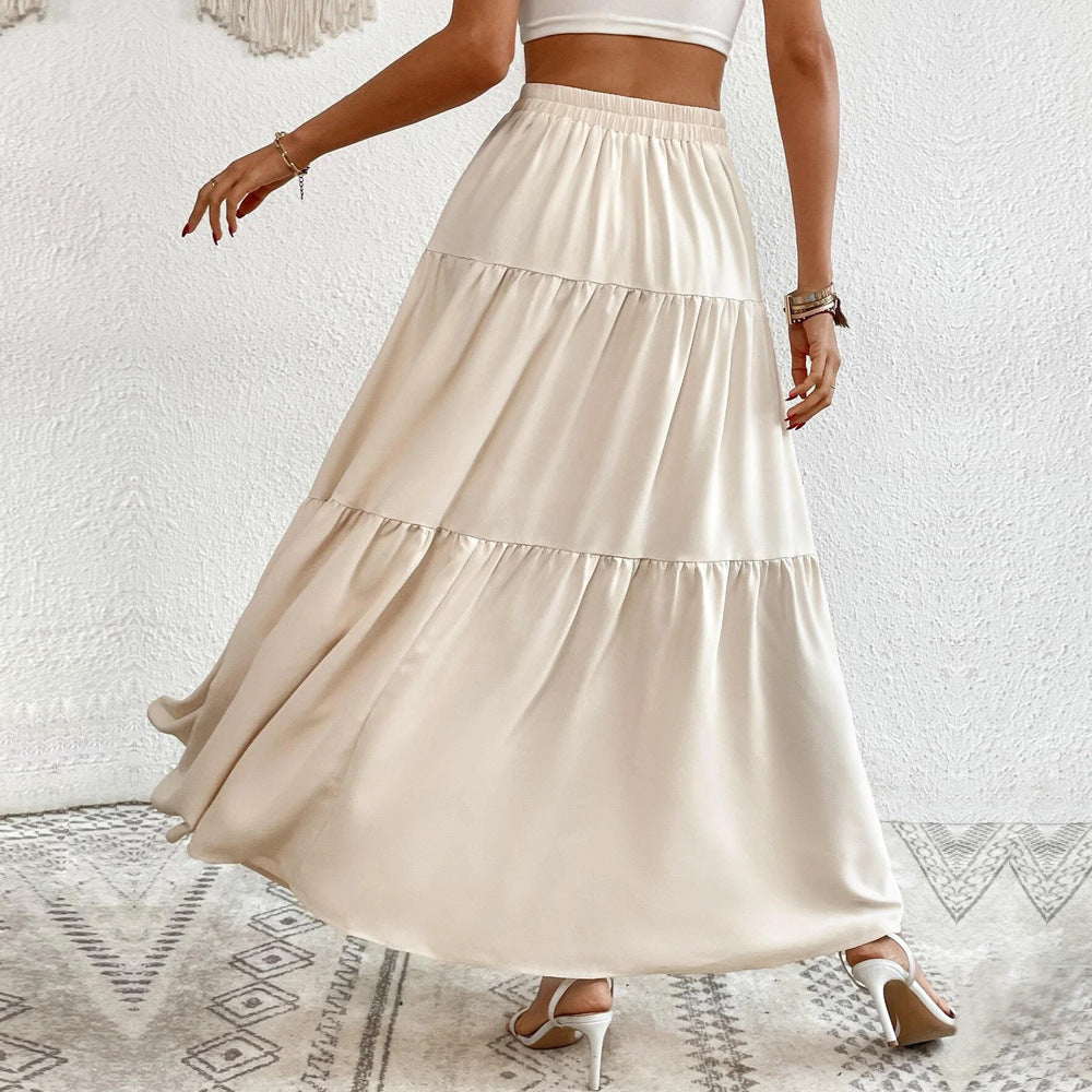 Dam Kappa Lång Casual Vävt Tyg Elegant Chic-2