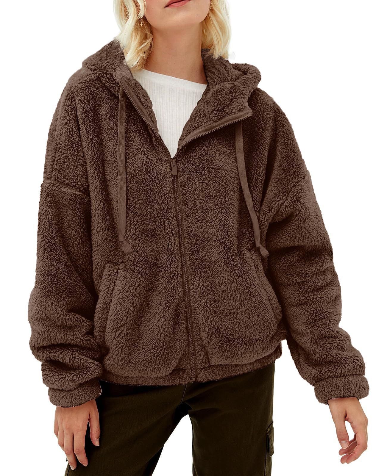 Lång Vinterrock Dam Trendig Polyester med Elegant Design 9
