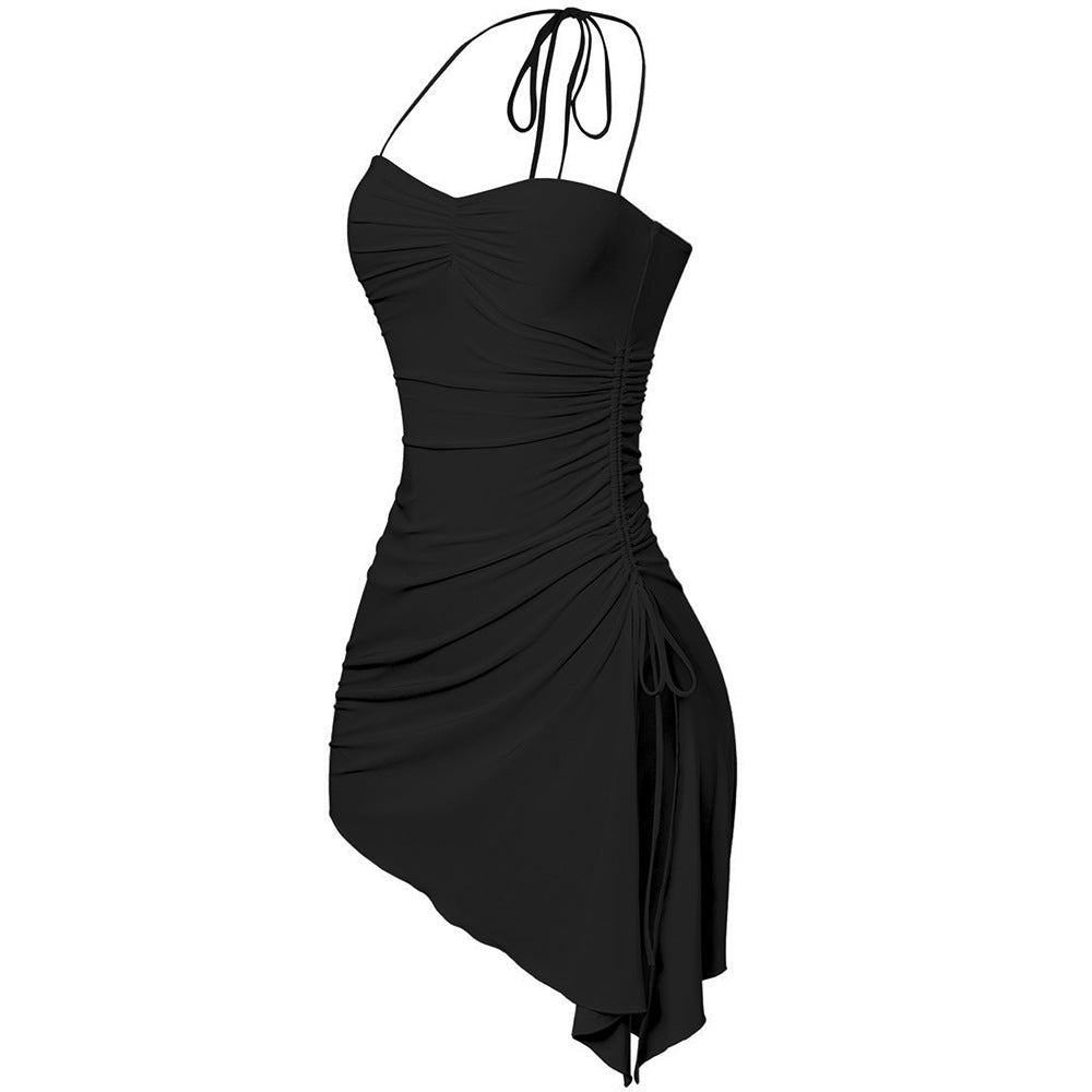 Dam Bodycon Kjol Rynkad Mini Stretch Material 1