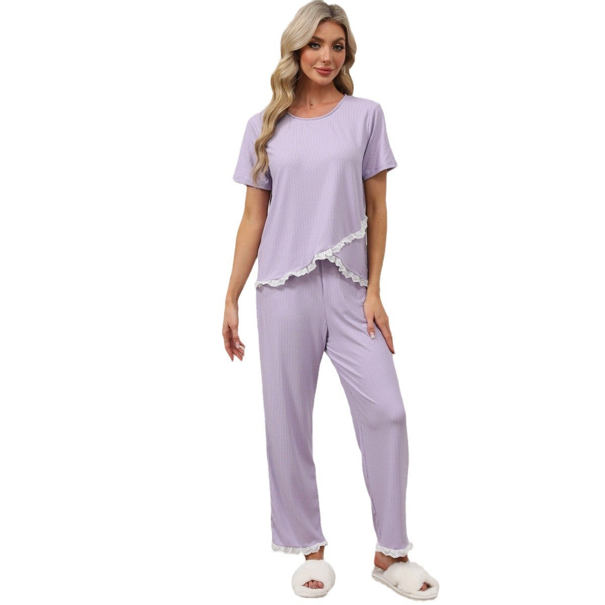 Dam Fritidskläder Sättning Långärmad Polyester-5