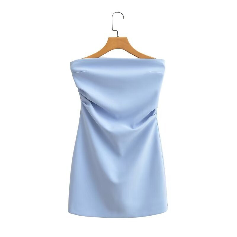 Variant image for Kvinna A-Line Klänning Kort Polyester Enfärgad-1