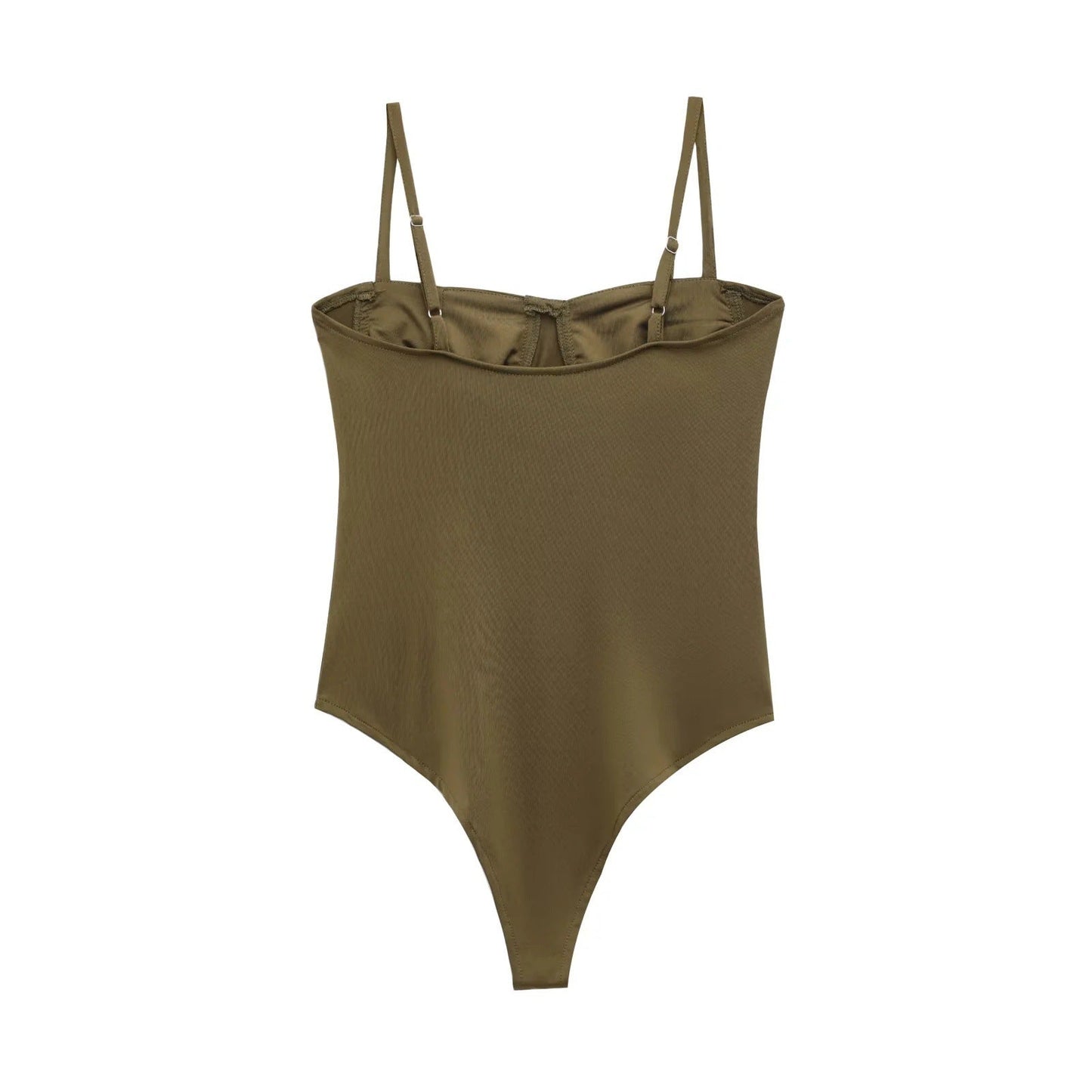 Kvinnors Bodysuit Justerbara Remmar Mjuk Elastisk Blandning 3