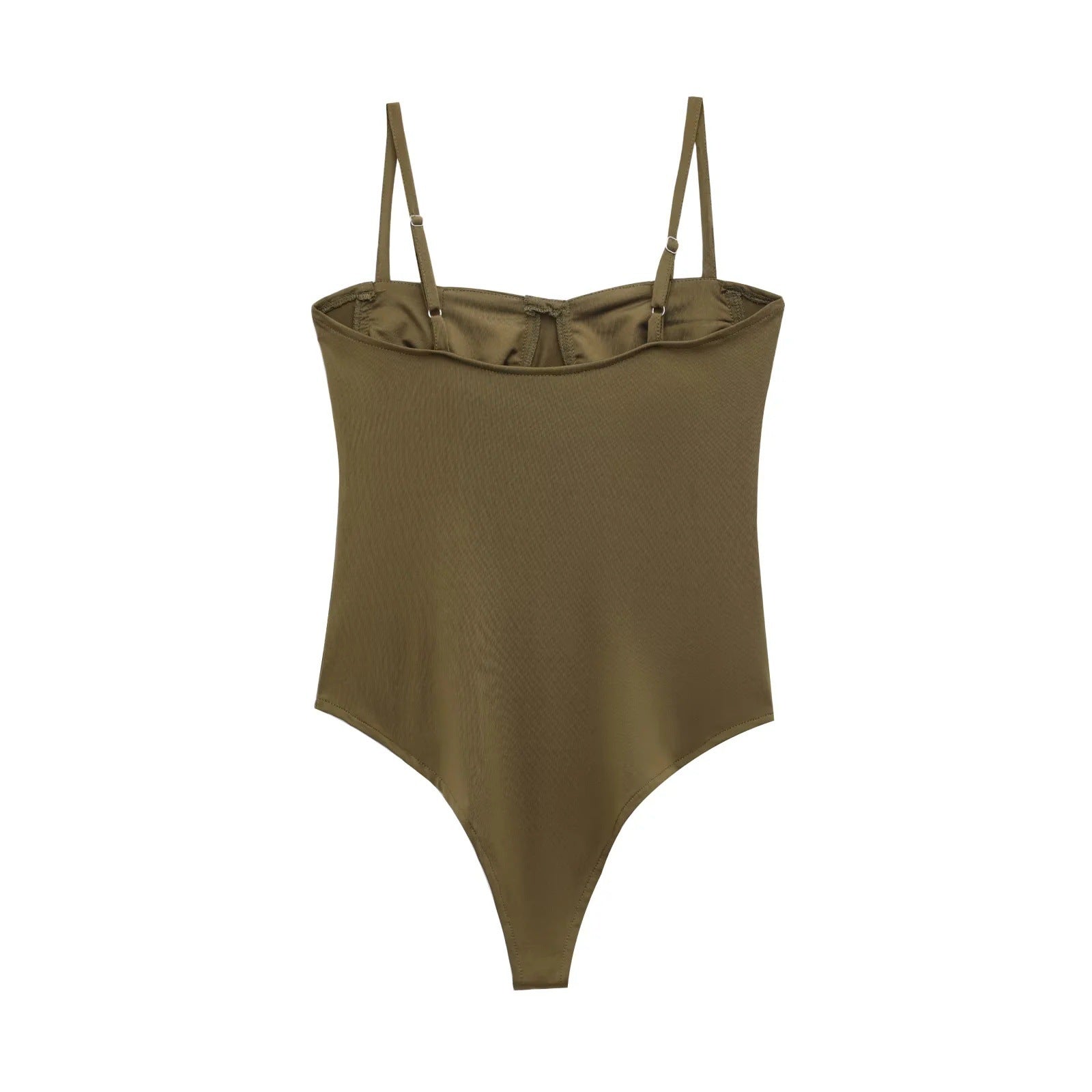 Kvinnors Bodysuit Justerbara Remmar Mjuk Elastisk Blandning 3