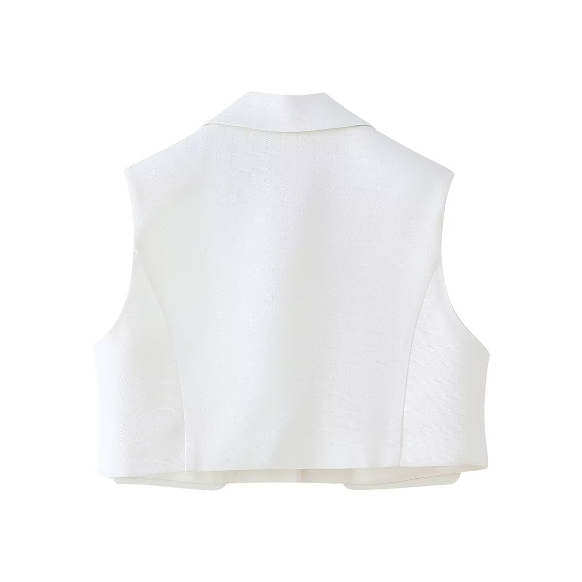 Dam Byxdress Enfärgad Lång Byxa Polyester Ärmlös Elegant-3