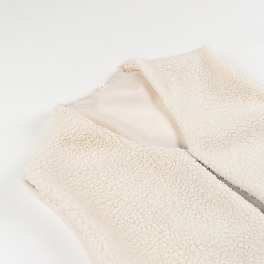 Dam Cardigan Enfärgad Design Mjuk Polyester-3