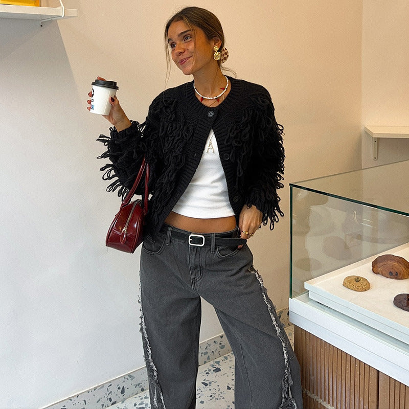 Variant image for Damkofta med Fransar Mjuk Ull-1