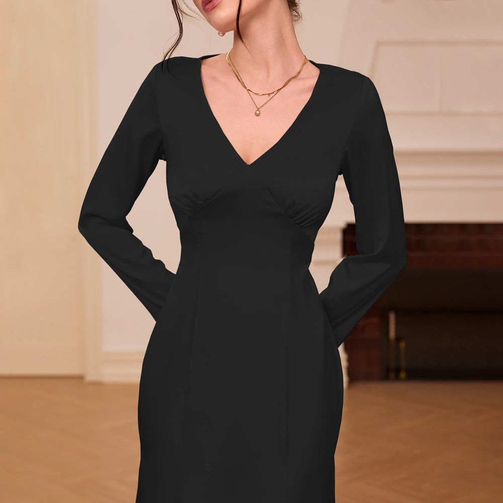 Variant image for Dam A-Line Kjol Lång Slim Fit Högkvalitativt Tyg-5