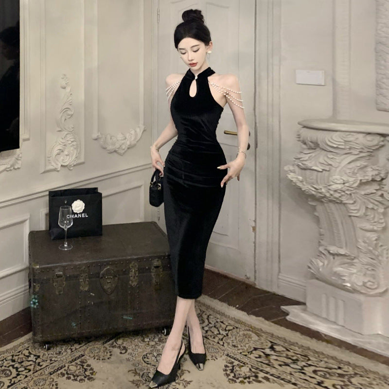 Damklänning Midi Patchwork Stil 100% Polyester-3