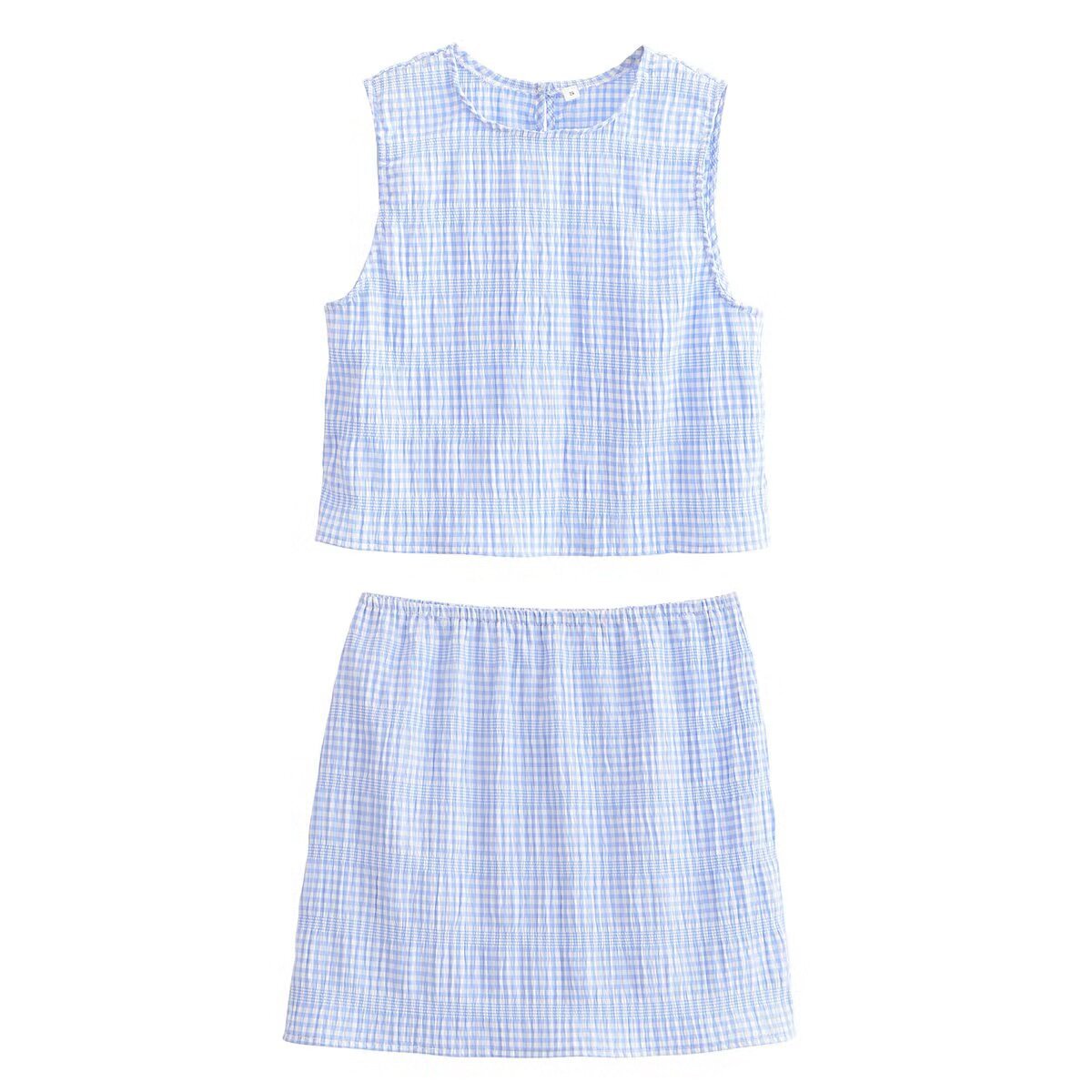 Variant image for Dam A-Linjeformad Mini Kjol Randig Polyester-1