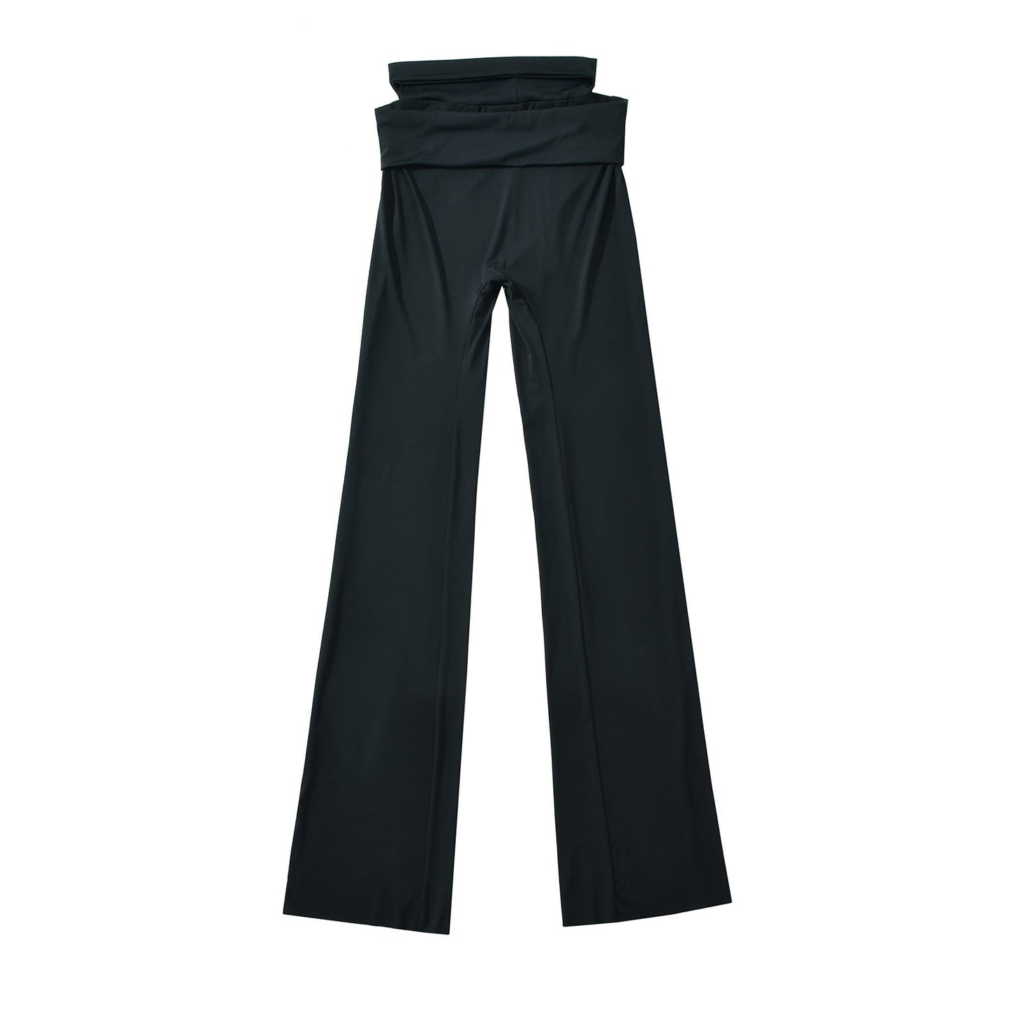 Hög Midja Dam Leggings i Andningsbart Tyg – Elegant Snitt för Komfort och Stil 3