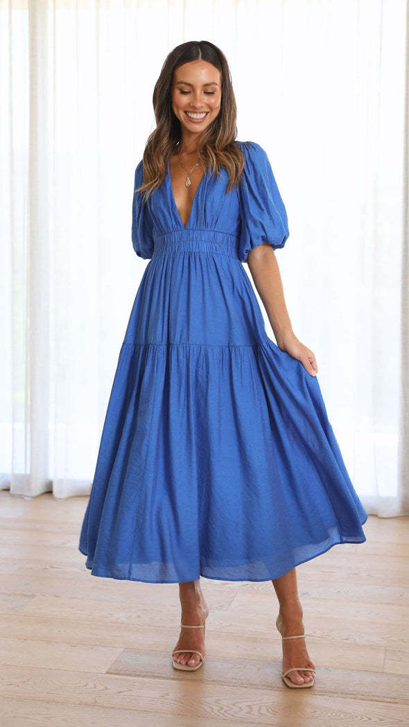 Dam A-linjeformad Kjol Polyester Lång-6