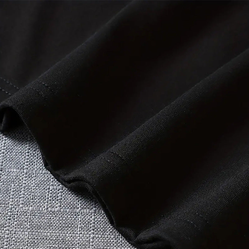 Dam T-Shirt Midi Längd Streetwear Mjuk Bomull Spandex 5