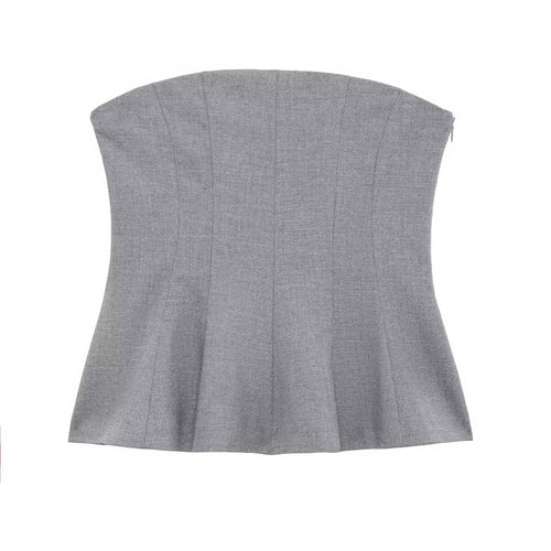 Dam Bandeau Topp Mjuk Bomull Regelbunden Passform 1