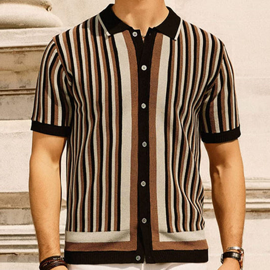 Herrskjorta Business Casual Wolff-Trick Material med UtmÀrkt AndningsförmÄga-1