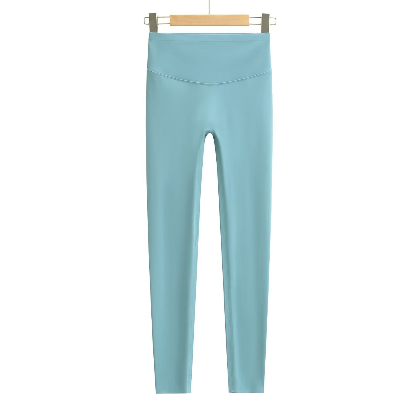 Kvinnors Sport Leggings Högt Midjeband Sömlös Elastisk Tyg 12