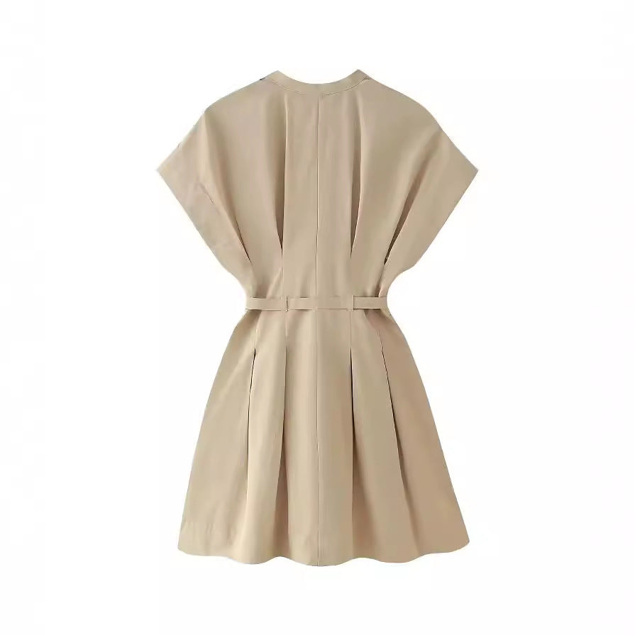 Dam A-Linjeformad Kjol Högkvalitativt Tyg-2