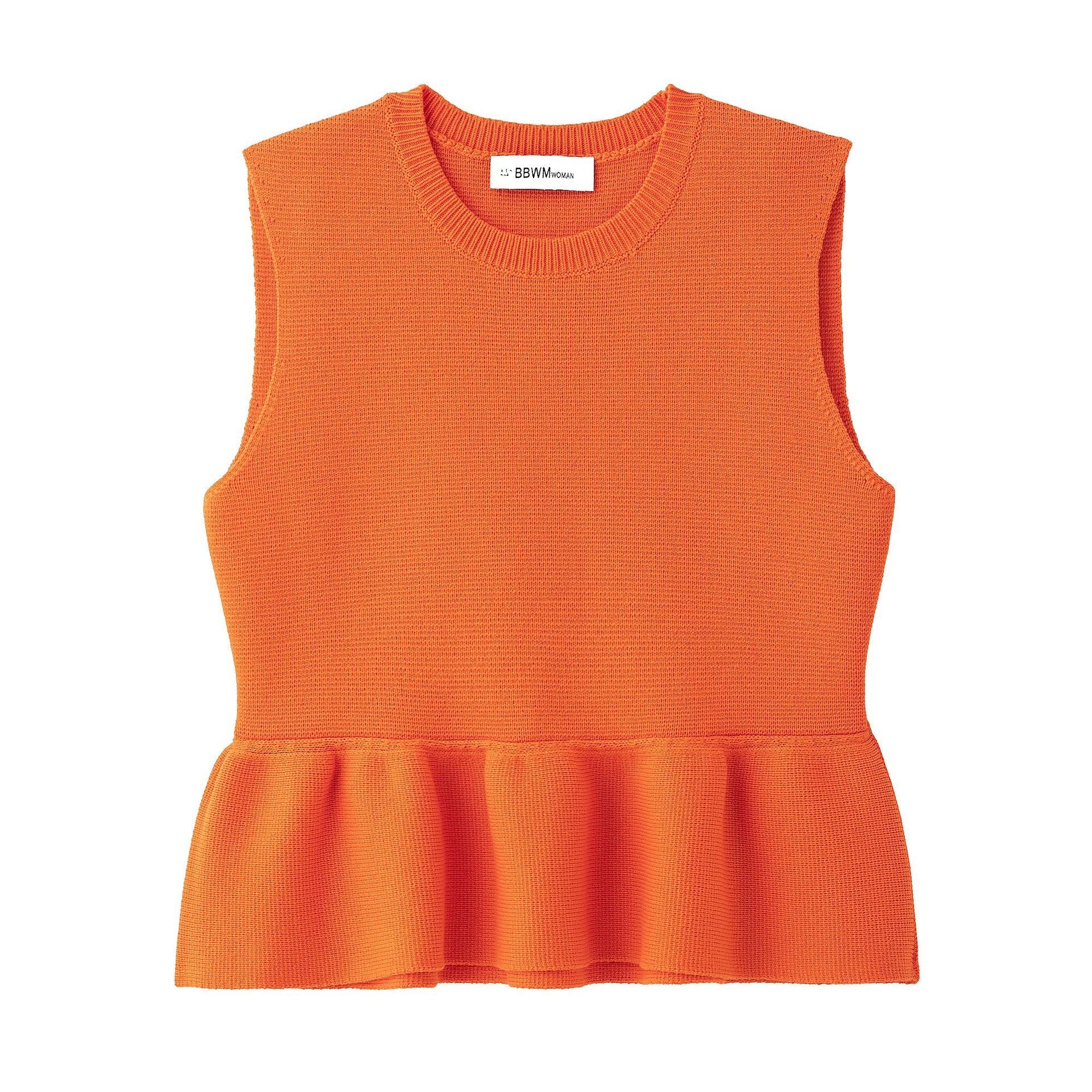 Ärmloser Damen Festtop aus Strukturmaterial mit Ruffle-Hem – Bequem und Vielseitig für Verschiedene Anlässe 5
