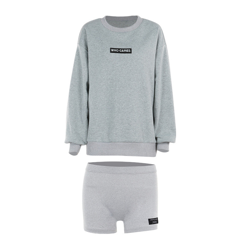 Kvinnors Sportig Tröja och Shorts Uppsättning i Andningsbart Material med Ballongärmar – S, M, L, XL 6
