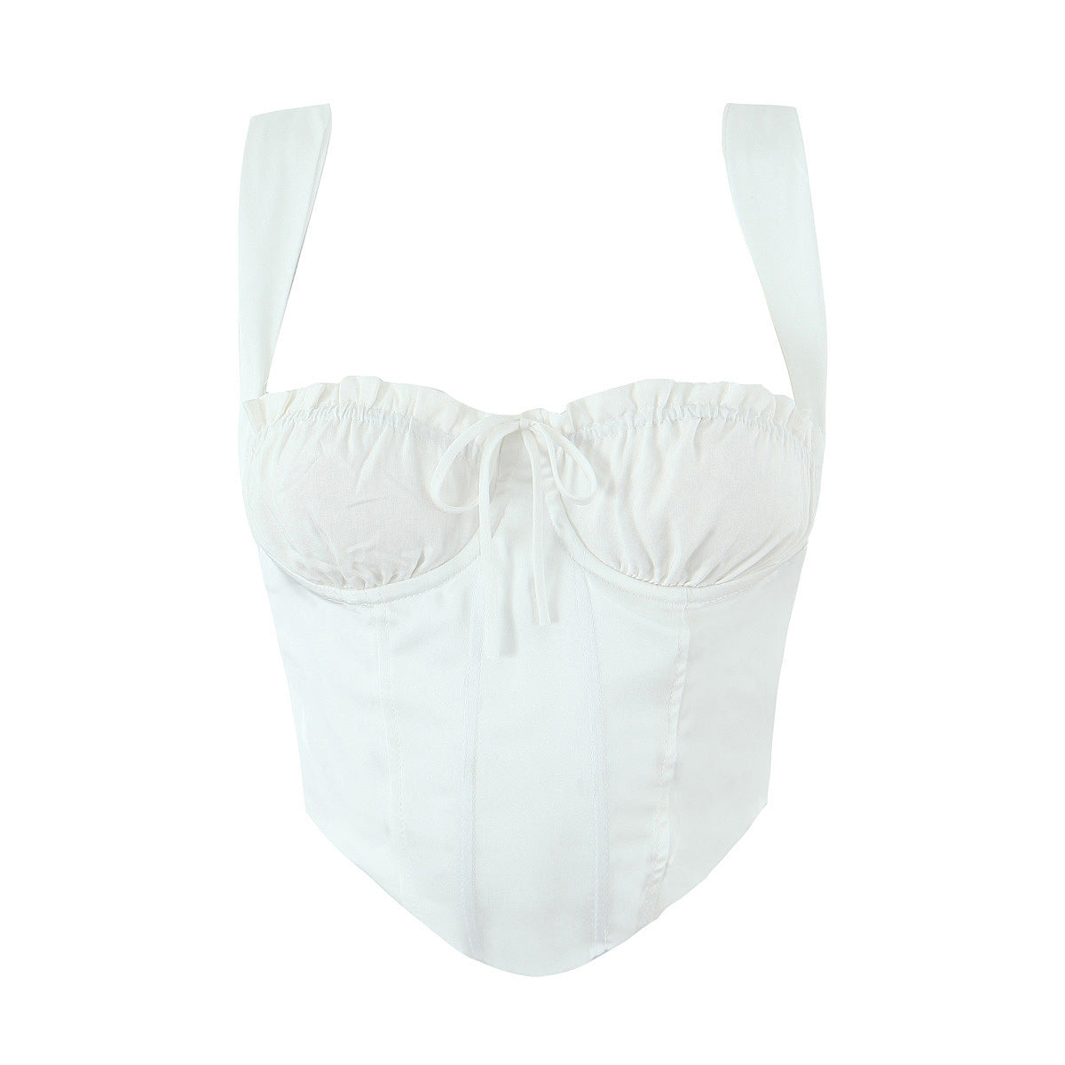 Dam Bustier Top i Mjuk Bomull med Stöd – Normal Passform, Elegant Design, Perfekt för Vardag och Fest 4