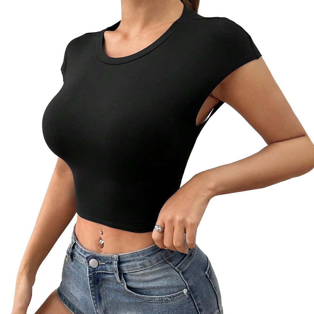 Kvinnor Axelfri Top Modern Elastisk Tyg 6