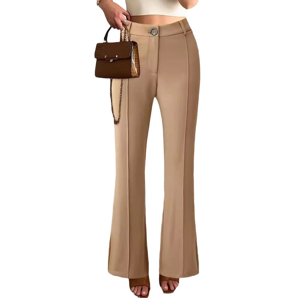 Kvinnor Byxor Utskjutna Hållbart Tyg 6