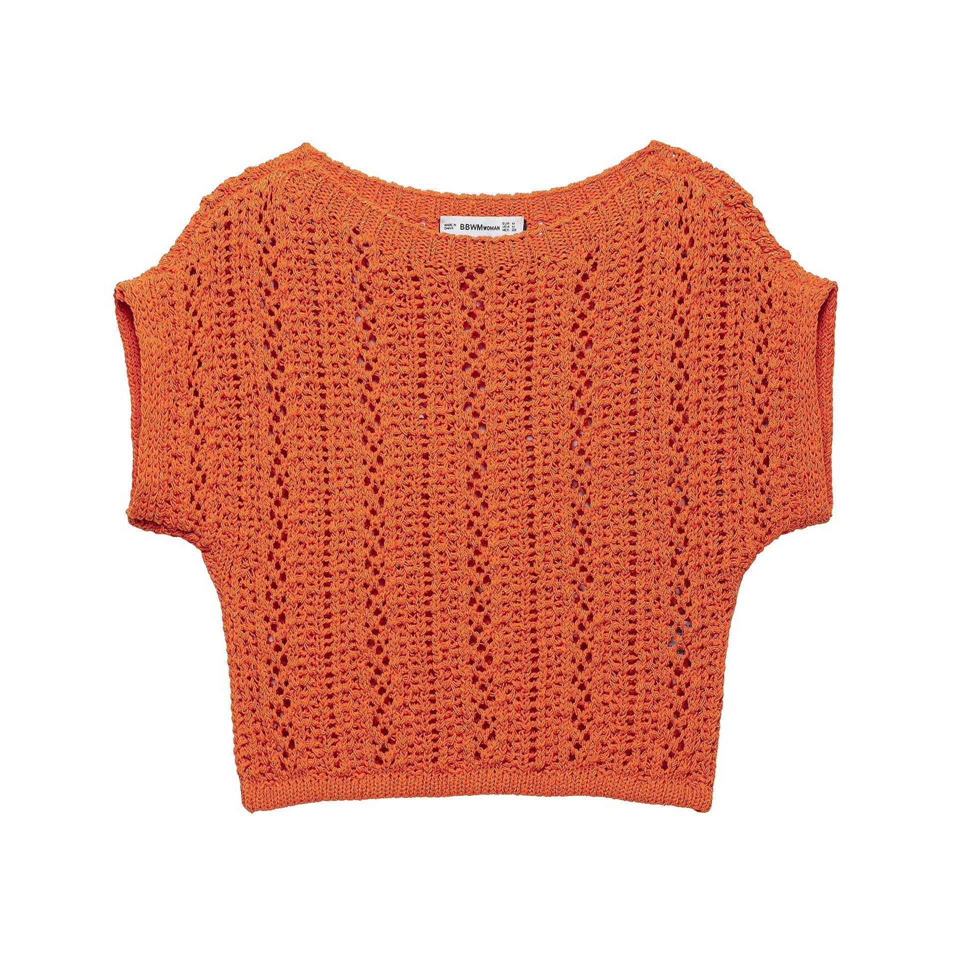 Kvinnors Avslappnad Tröja Andningsgarn Luftigt Material 5