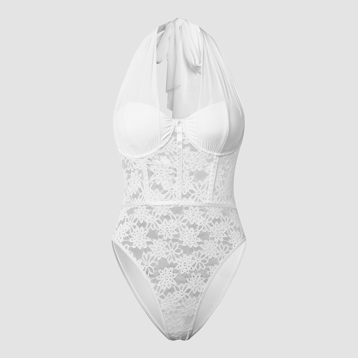 Variant image for Dam Bodysuit Blommönster Fitted Polyester-5