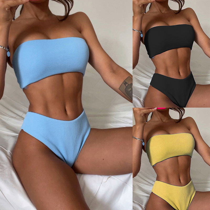 Baddräkt Dam Bandeau Modern Elastiskt Tyg 2