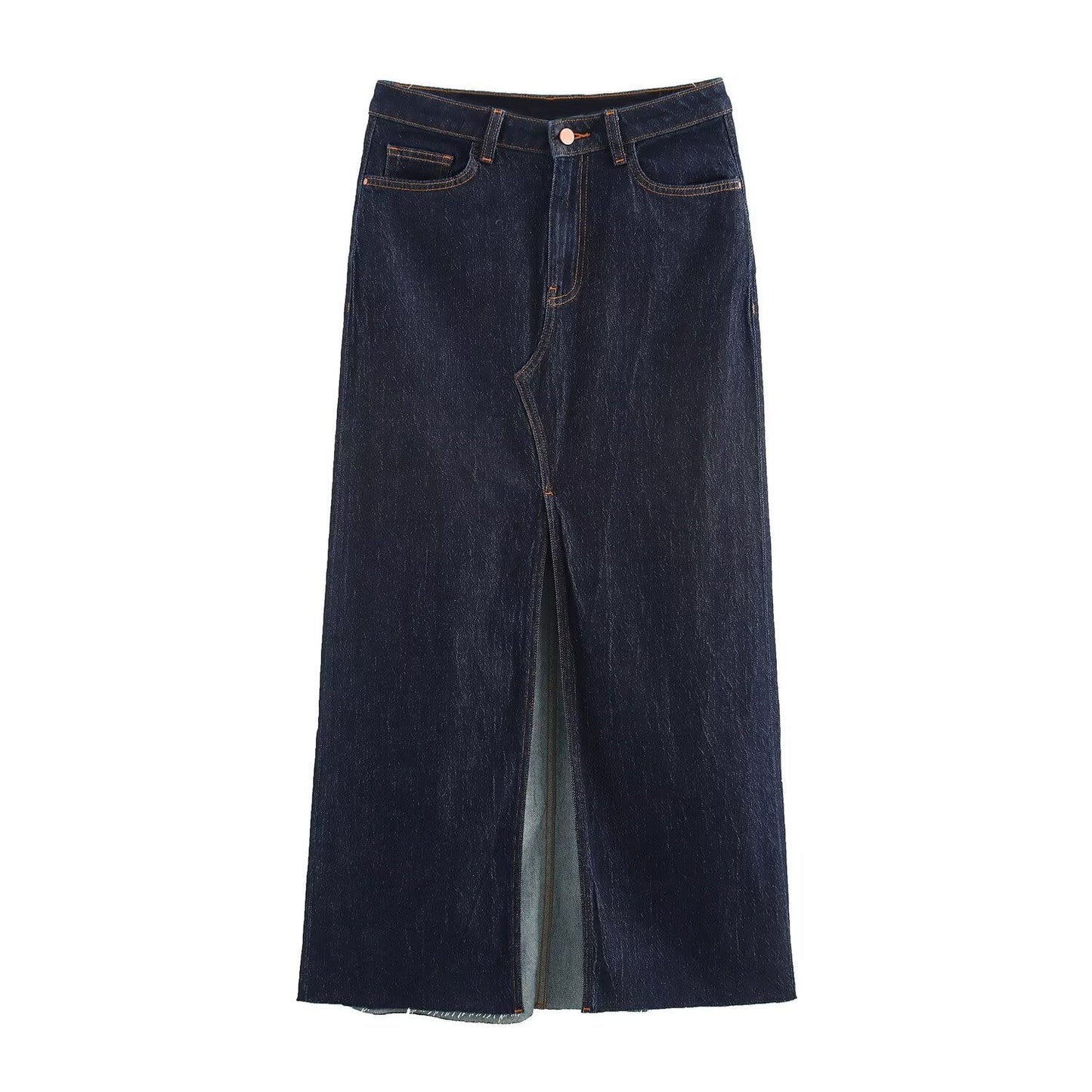Variant image for Damens Tre-delars Set Färgblockering Patchwork Denim-9