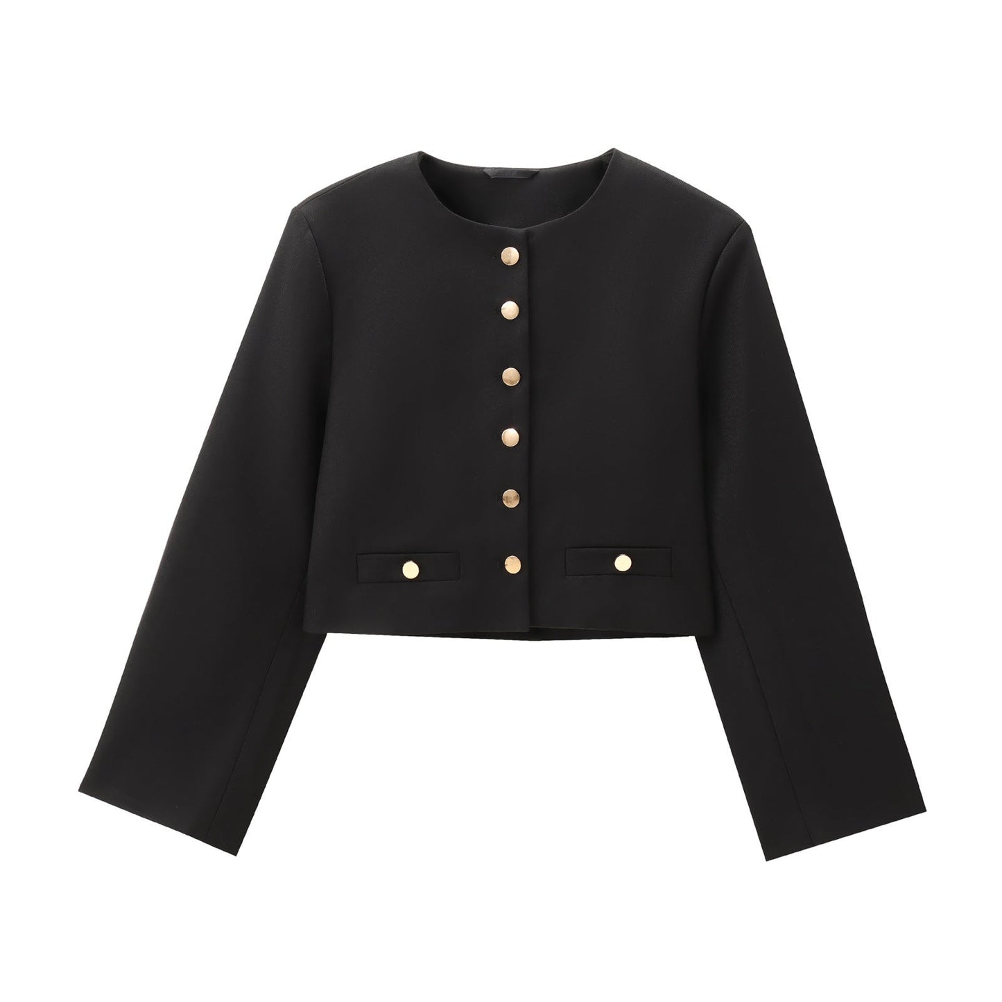 Variant image for Dam Kort Cardigan Rund Halsringning Polyester-1