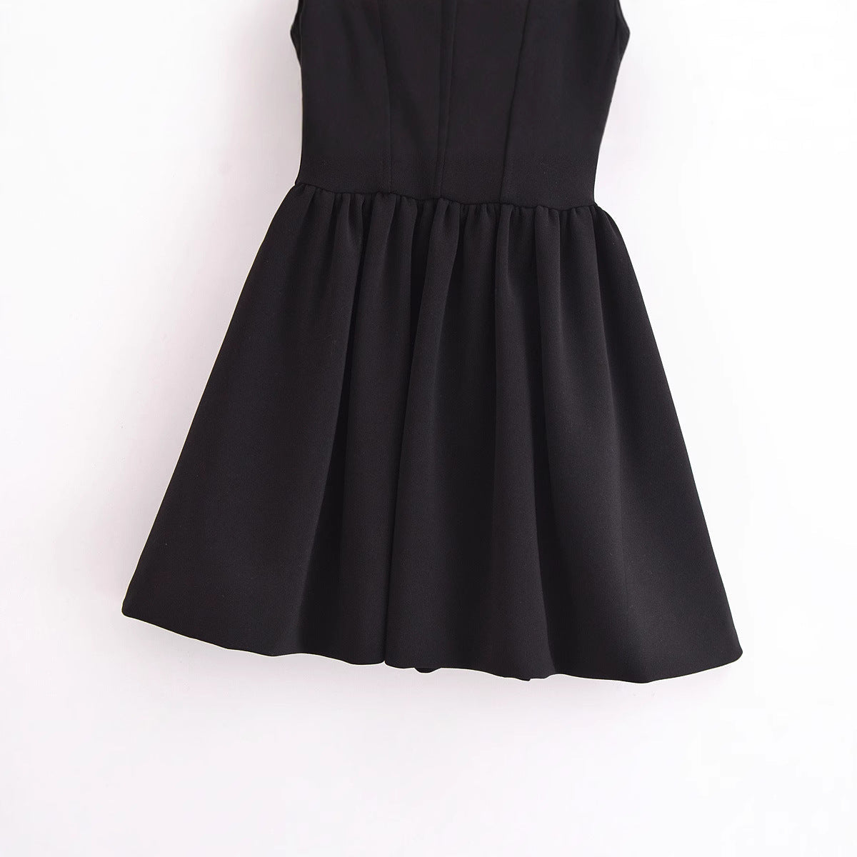 Fina Dam Klänningar Mini Rundhalsad Polyester-3