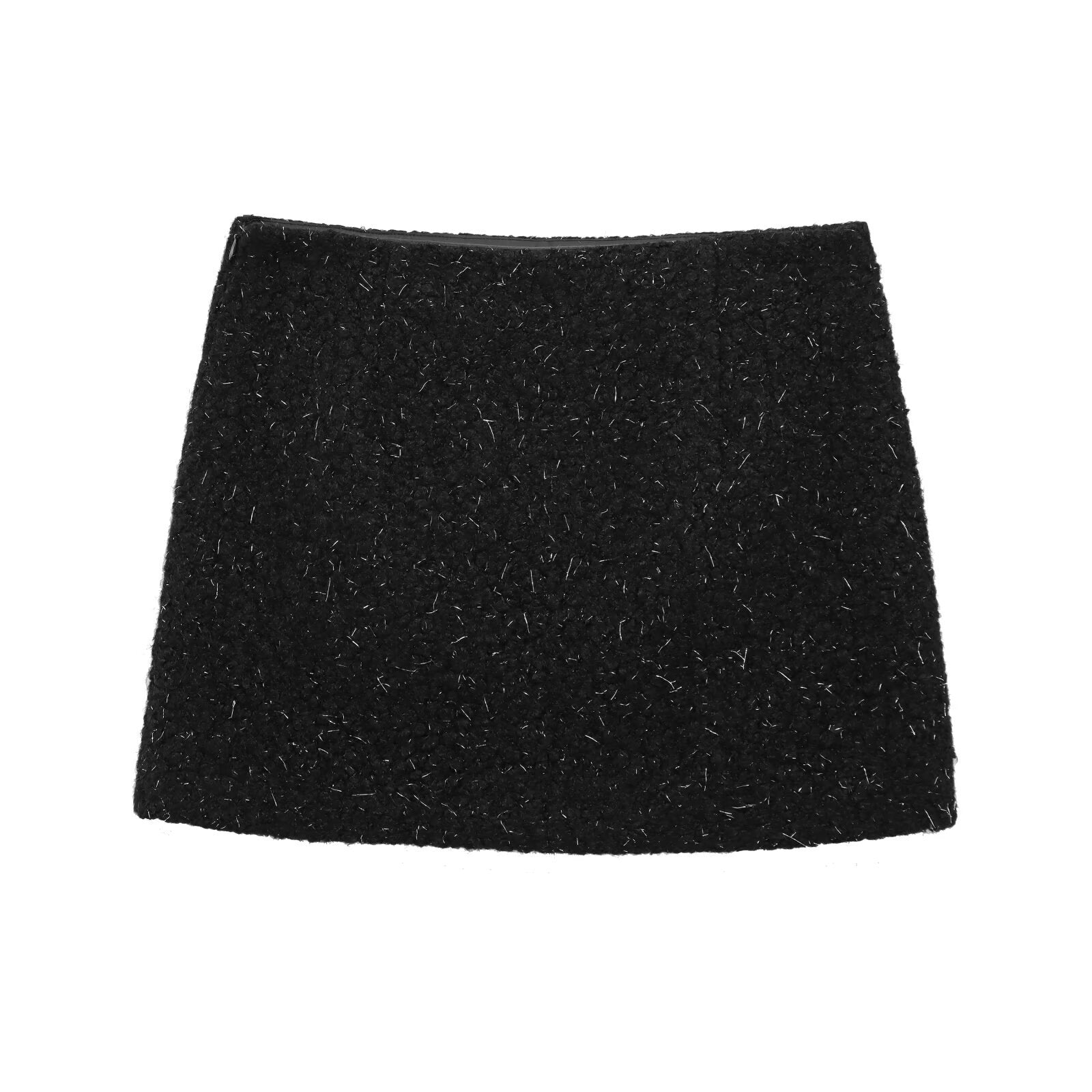Kvinna Minikjol Monokrom Design Polyester-2