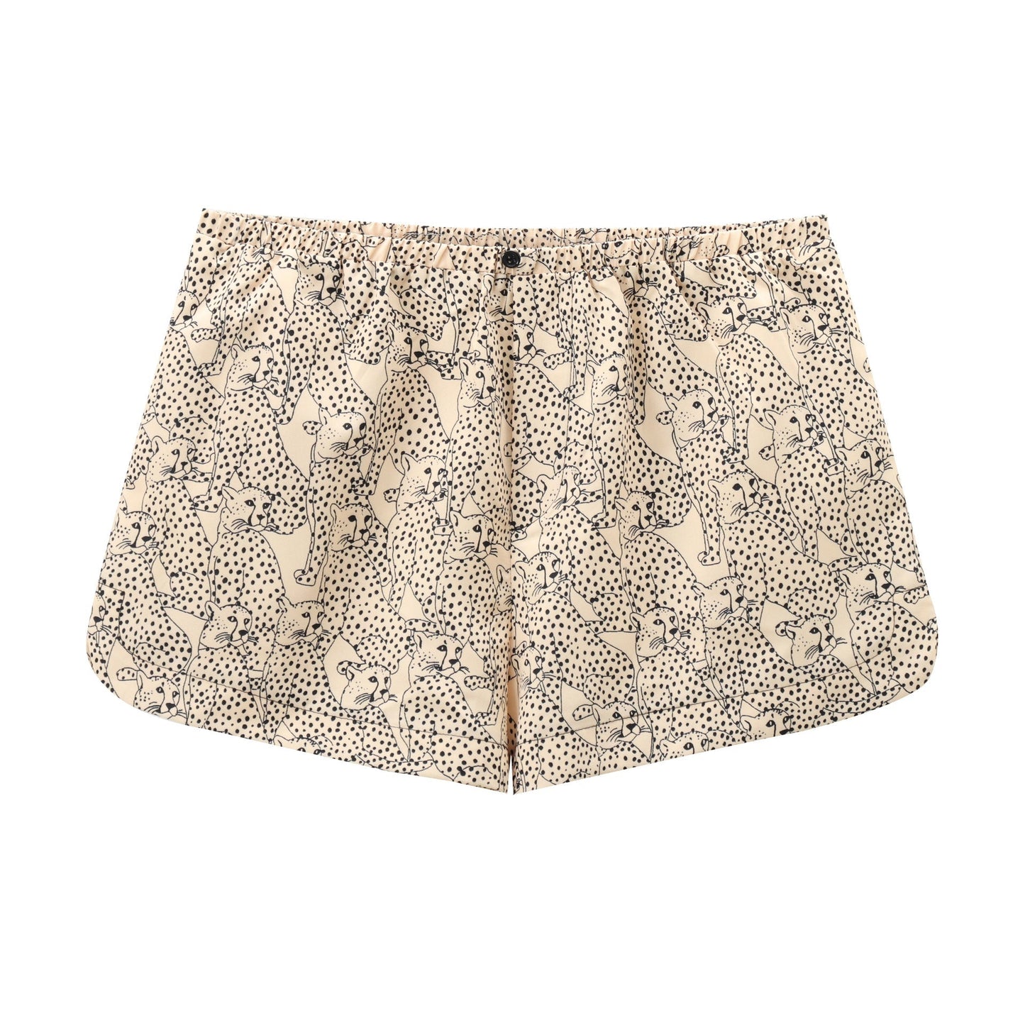 Dam Shorts Mönstrad Kortärmad Lätt Polyester Set-4