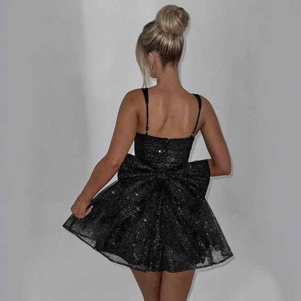 Kvinnors Svart Minikjol Bodycon Högkvalitativt Tyg-5